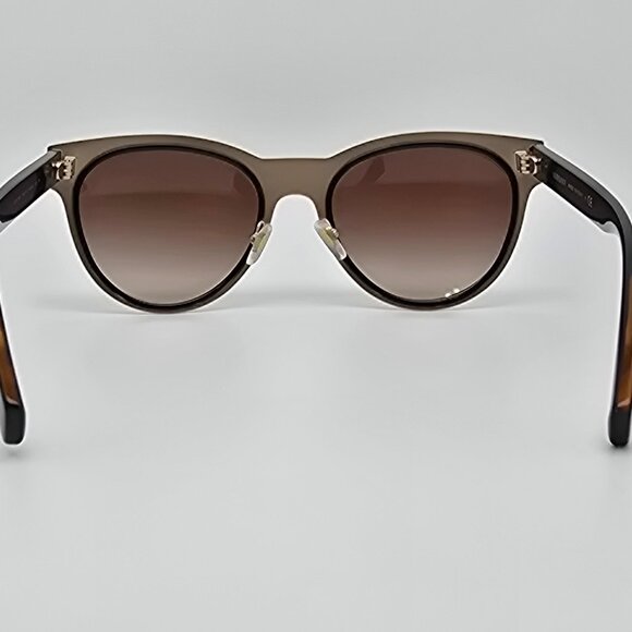 Versace Mod 2198 1252/13 Havana Gold Frame Brown Gradient Lens Sunglasses w Case main image 6